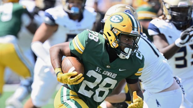 Brandon White St. Edward football Jeff Harwell4